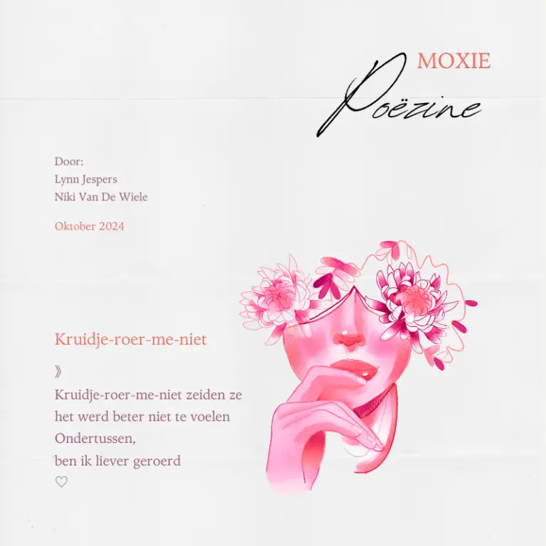 Moxie – Een geïllustreerd Poëziemagazine van Lynn Jespers en Niki Van De Wiele